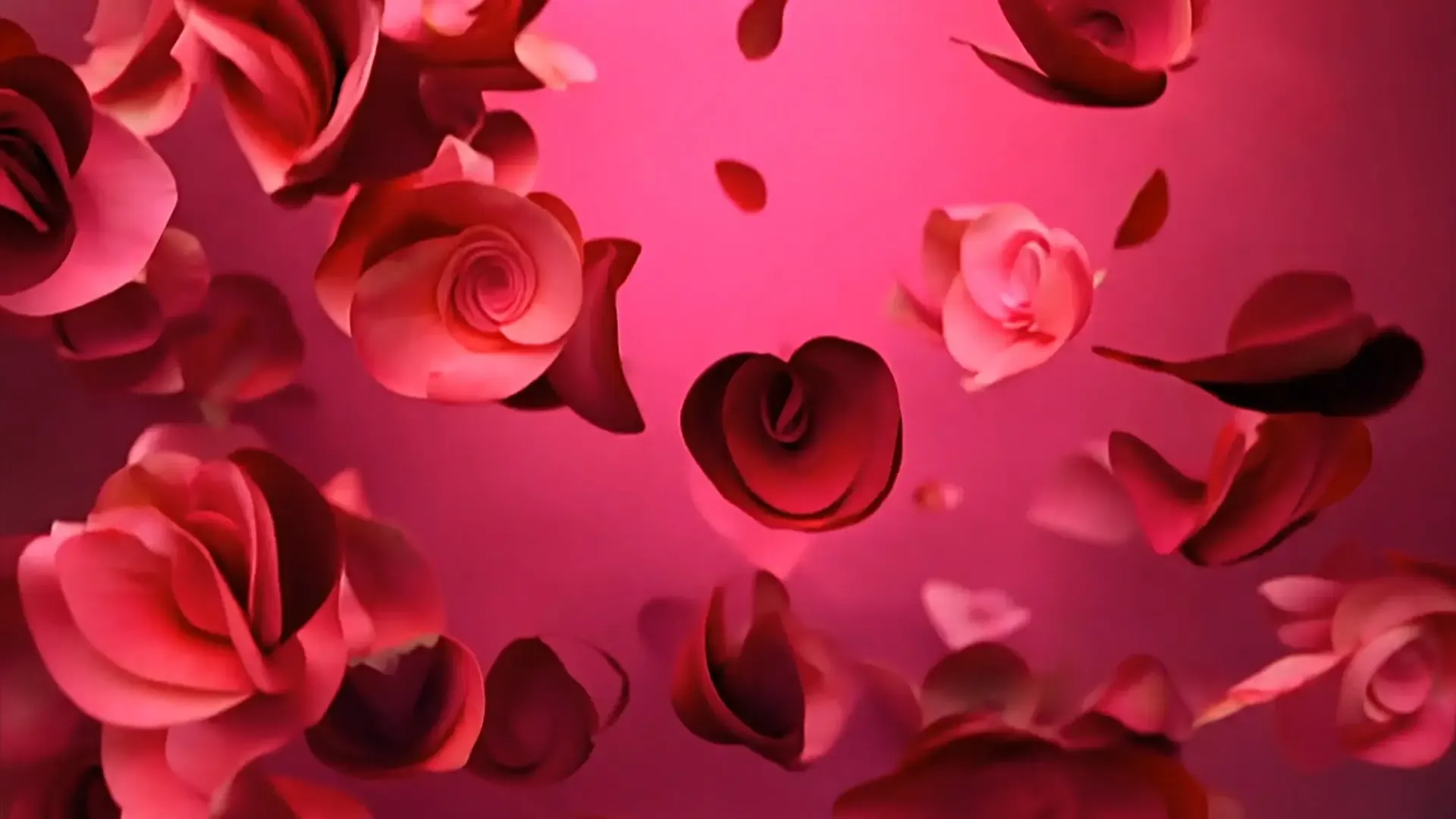 Rose Petal Overlay for Romantic Video Projects